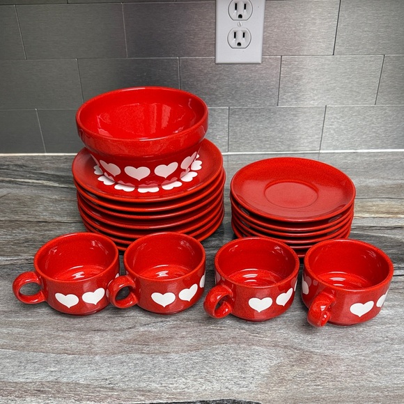 WAECHTERSBACH Other - Vintage Waechtersbach Red Ceramic Collection
